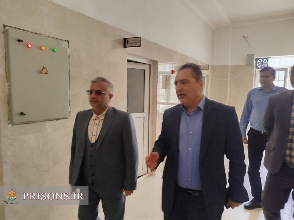 ارزیابی مطلوب معاون قضایی دادگستری خراسان شمالی در بازدید از زندان مرکزی بجنورد