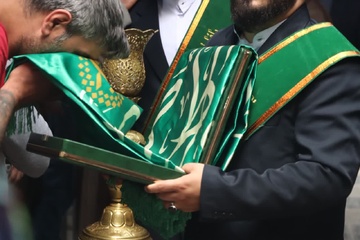حضور کاروان معنوی خدام بارگاه منور حضرت معصومه سلام الله علیها در زندان مرکزی قزوین