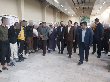 استقرا قاضی ناظر در اردوگاه حرفه آموزی آذربایجان شرقی