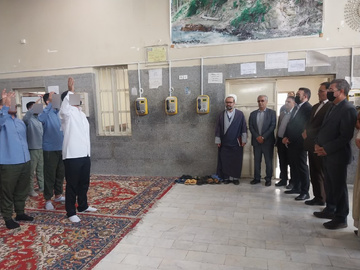 استقرا قاضی ناظر در اردوگاه حرفه آموزی آذربایجان شرقی