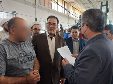 استقرا قاضی ناظر در اردوگاه حرفه آموزی آذربایجان شرقی