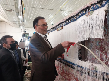 استقرا قاضی ناظر در اردوگاه حرفه آموزی آذربایجان شرقی