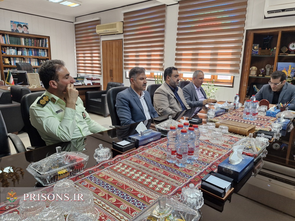 دیدار مدیرکل زندان های استان با معاون سیاسی و امنیتی استانداری بوشهر