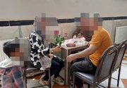 دورهمی زندانیان قروه با خانواده‌های‌شان در جشن «با دخترم»