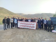 صعود کارکنان بسیجی زندان‌های آذربایجان غربی به ارتفاعات دره ملک