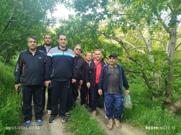گروه کوهنوردی بسیج کارککنان زندانهای استان آذربایجان غربی