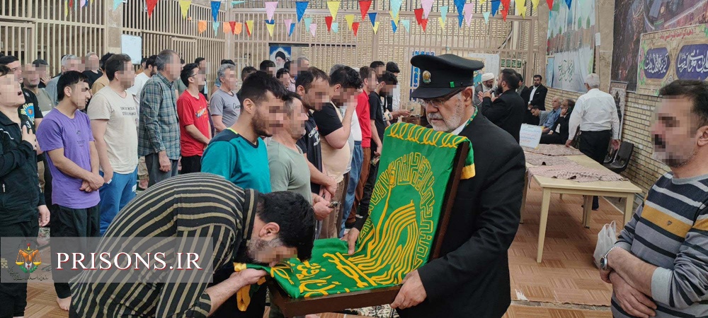 پرچم حرم امام رضا در محلات