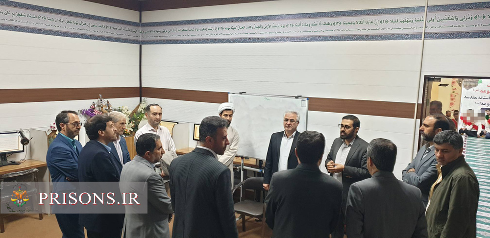 بازدید اعضای شورای اسلامی و شهردار از زندان مرکزی زنجان