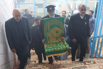 پرچم رضوی در زندان اراک