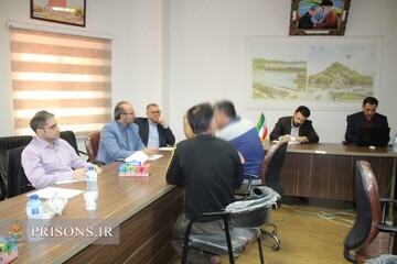 دیدار چهره به چهره مسئولان قضایی سیاهکل با مددجویان زندان لاهیجان