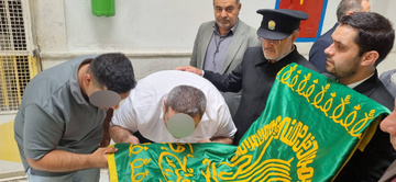 رایحه بیرق سبز حرم مطهر آستان قدس رضوی (ع) در زندان میاندوآب