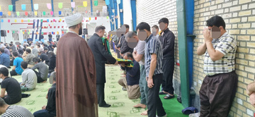 رایحه بیرق سبز حرم مطهر آستان قدس رضوی (ع) در زندان میاندوآب