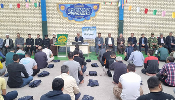 رایحه بیرق سبز حرم مطهر آستان قدس رضوی (ع) در زندان میاندوآب