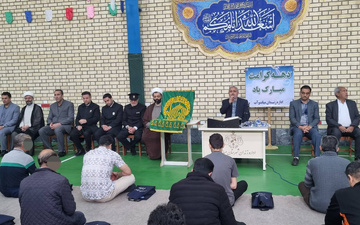رایحه بیرق سبز حرم مطهر آستان قدس رضوی (ع) در زندان میاندوآب