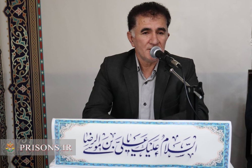 برپایی محفل شعر رضوی در زندان شهرستان خلخال