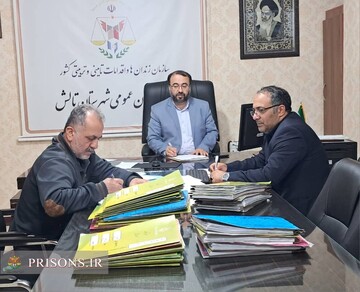 بازدید دادستان تالش از زندان و اعطای مرخصی به مناسبت دهه کرامت