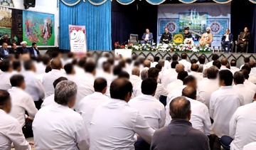 پرچم متبرک ضریح منور و نورانی امام رضا(ع) در زندان تبریز