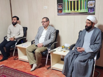 دیدار سرپرست ندامتگاه مرکزی کرج با امام جمعه شهرستان چهارباغ 