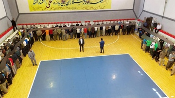 زندان ارومیه - مراسم پرجم گردانی حضرت امام رضا(ع)