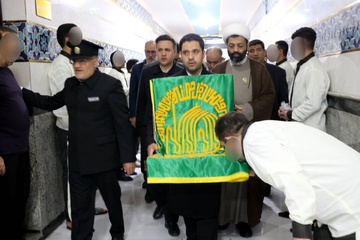 زندان ارومیه - مراسم پرجم گردانی حضرت امام رضا(ع)