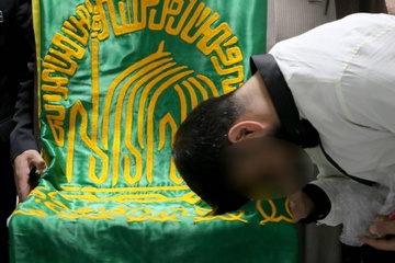 زندان ارومیه - مراسم پرجم گردانی حضرت امام رضا(ع)