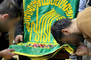 زندان ارومیه - مراسم پرجم گردانی حضرت امام رضا(ع)