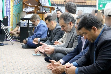 زندان ارومیه - مراسم پرجم گردانی حضرت امام رضا(ع)