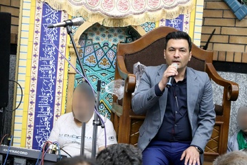زندان ارومیه - مراسم پرجم گردانی حضرت امام رضا(ع)