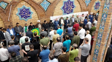 زندان ارومیه - مراسم پرجم گردانی حضرت امام رضا(ع)