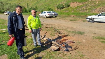 اردوی تفریحی کارکنان زندان مهاباد به مناسبت دهه کرامت.