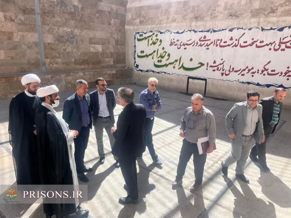 دیدار رئیس دادگستری، دادستان و قضات حوزه قضایی  شهرستان محلات با زندانیان در میز خدمت زندان