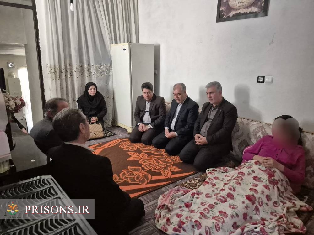 سرکشی از خانواده زندانی نیازمند در شهر مرزی بازرگان