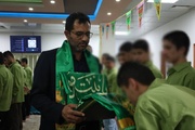 پرچم متبرک حرم حضرت معصومه(س) در کانون اصلاح تربیت استان مازندران