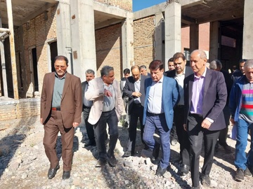 بازدید سرپرست سازمان مجری ساختمان‌ها و تأسیسات دولتی و عمومی کشور از پروژه جدید زندان تبریز