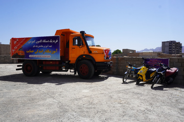 رونمایی از خودرو سنگین آموزشگاه رانندگی حمایت