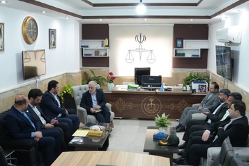 نشست رئیس سازمان زندان‌ها با مسئولین قضایی و اجرایی شهرستان نور