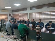 رییس دادگستری  سنگر با حضور در زندان لاکان با مددجویان حوزه قضایی این شهرستان دیدار کرد
