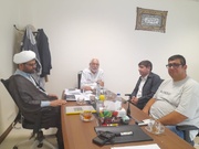 نشست تعاملی رئیس زندان دشتی با رئیس هیات مدیره کارخانه سیمان مند دشتی