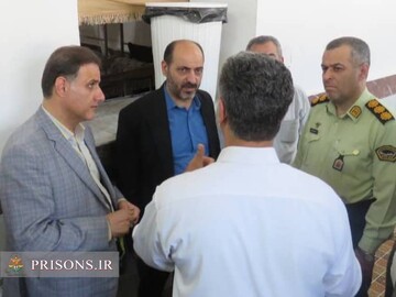  بازدید سرپرست زندانهای گیلان از بازداشتگاه رشت
