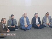 بازدید دادستان نظامی استان گیلان و هیأت همراه از بند نظامیان در بازداشتگاه رشت