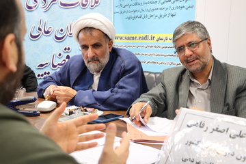 برگزاری میزخدمت مدیر کل ارتباطات مردمی قوه قضاییه در ندامتگاه تهران بزرگ