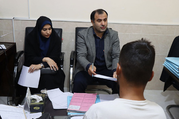 استقرار میز خدمت مقامات محاکم قضایی البرز به‌مناسبت آزادسازی خرمشهر