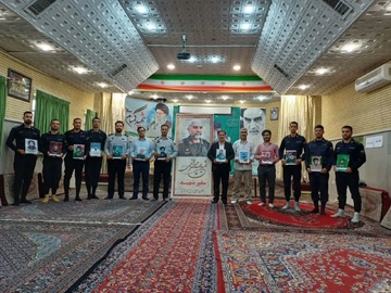 سربازان کانون اصلاح و تربیت همدان سفرای شهدا در جامعه