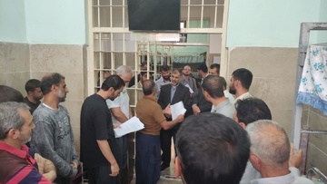 بازدید دادستان مرکز زنجان از بازداشتگاه خدابنده 