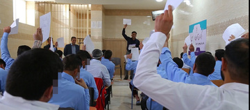 برگزاری نخستین آزمون طرح جامع با حضور نماینده آموزش و پرورش در زندان مرکزی بجنورد