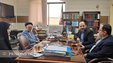  سرپرست زندان‌های گیلان با رئیس شورای حل اختلاف استان دیدار کرد