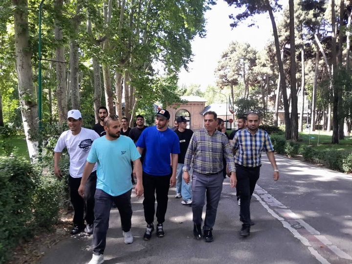 سربازان وظیفه کانون اصلاح و تربیت از تاریخ معاصر ایران دیدن کردند
