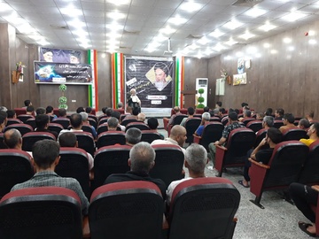 آئین عزاداری شهادت امام محمد باقر(ع) و بزرگداشت ارتحال امام(ره) در زندان دهدشت