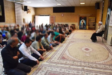 برگزاری مراسم سالروز شهادت امام محمد باقر (ع) در ندامتگاه فردیس