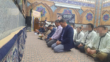 مراسم عرفه زندانیان ندامتگاه مرکزی ارومیه